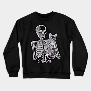 Dead But Love Cats Crewneck Sweatshirt